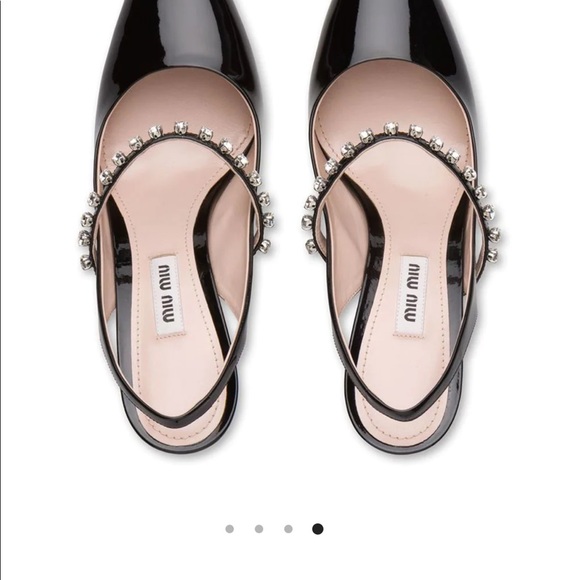 Brand new Miu Miu patent leather slingback 85mm heels - Picture 4 of 10